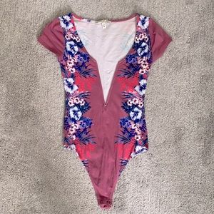 Express Floral Bodysuit